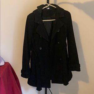 H&M Double Breasted Peacock Jacket